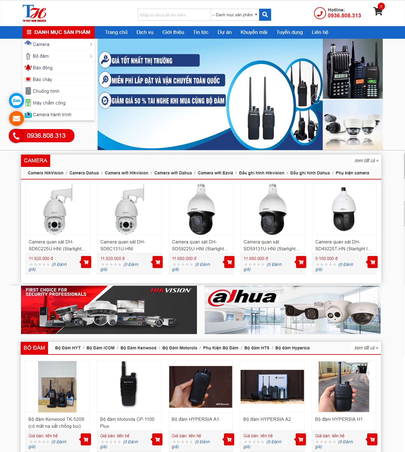 Thiết kế web Công ty Giải Pháp Trực Tuyến TH Việt Nam