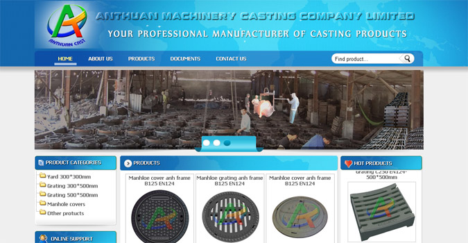 Thiết kế web An Thuan Machinery Casting Company Limited