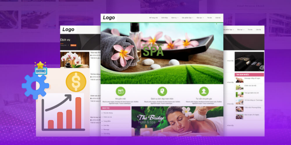 Thiết kế trang web thẩm mỹ tăng doanh thu