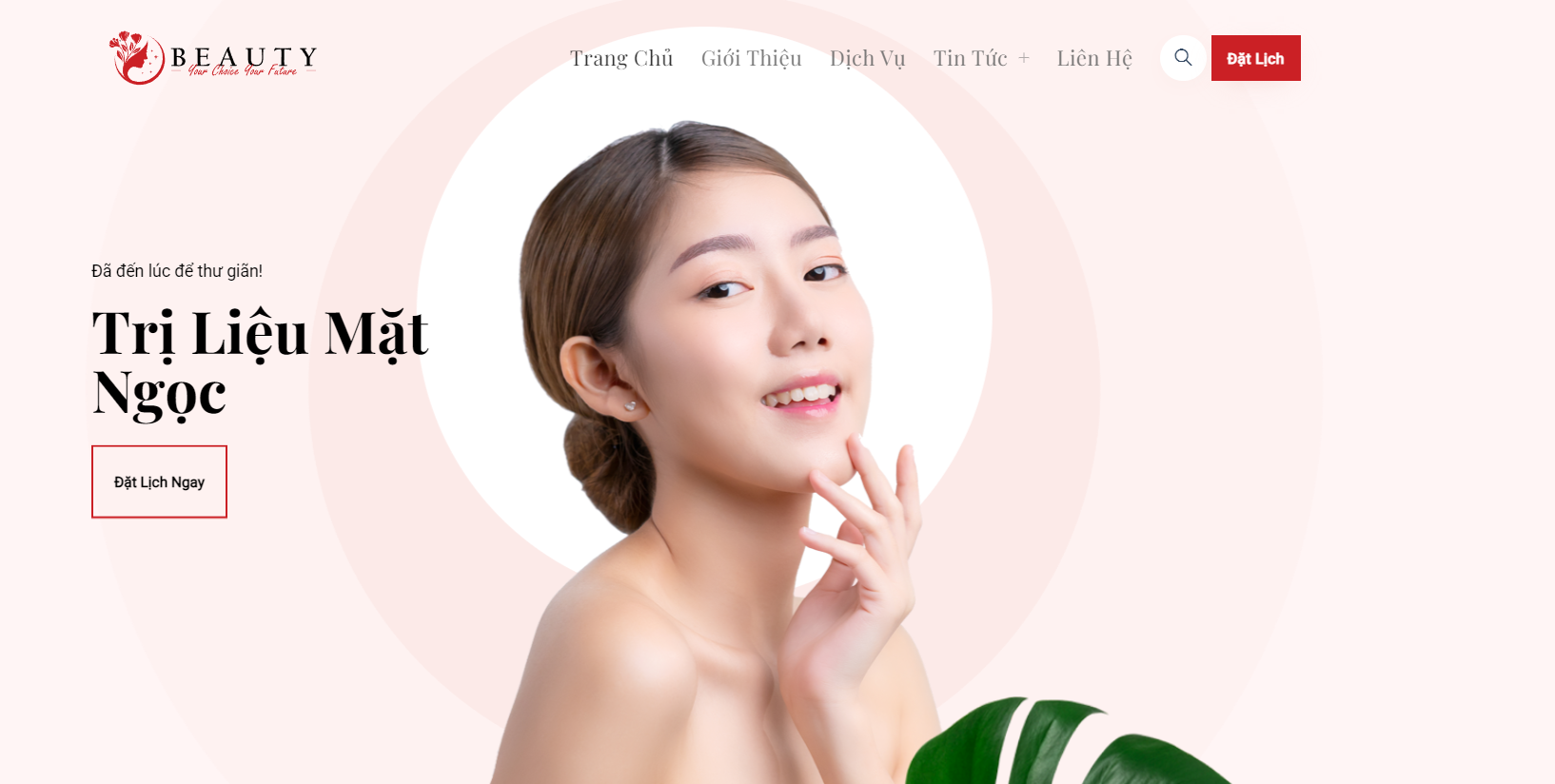 Website Thẩm Mỹ Viện WS Spa do Mắt Bão WS thiết kế