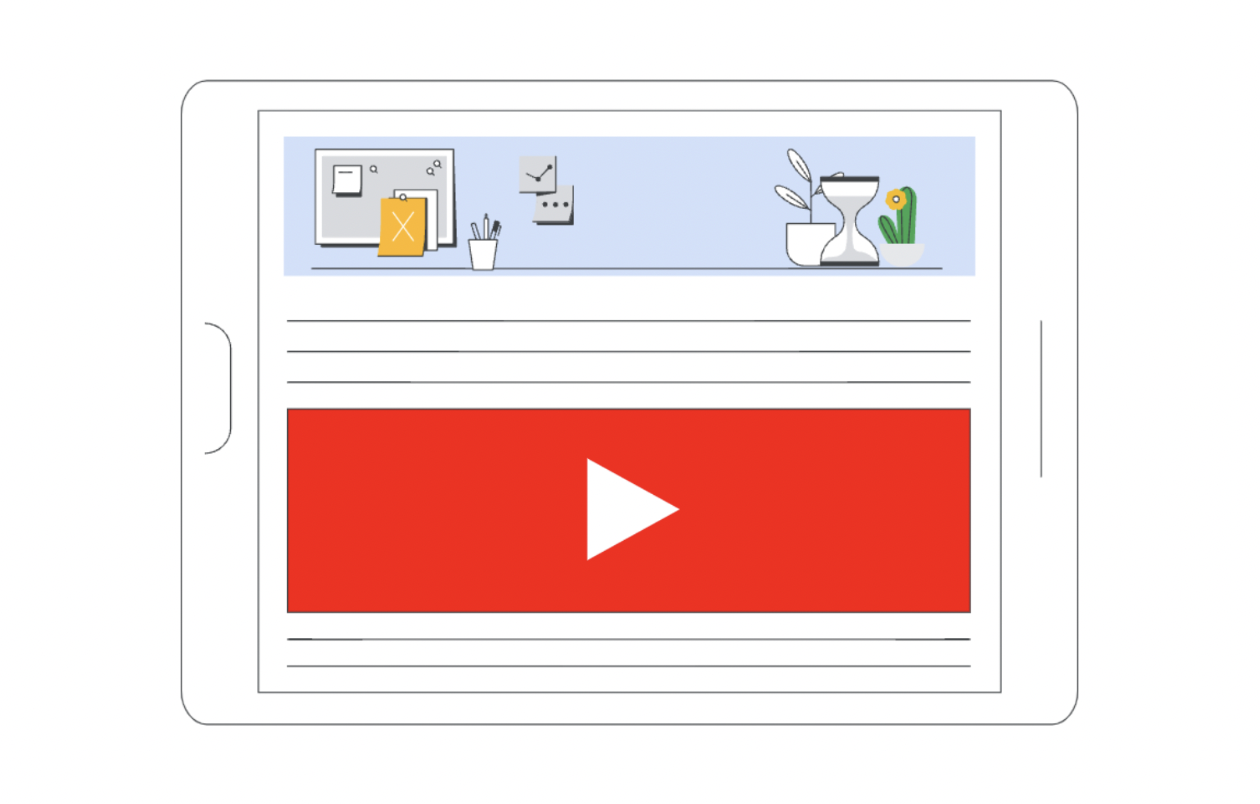 quang cao banner tren youtube
