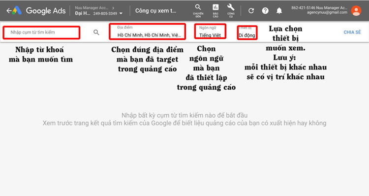 quảng cáo Adwords