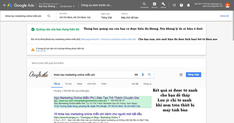 quảng cáo Adwords
