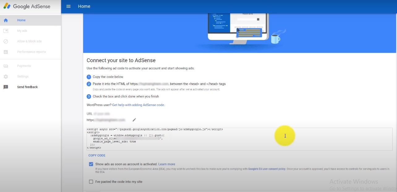 quảng cáo adsense
