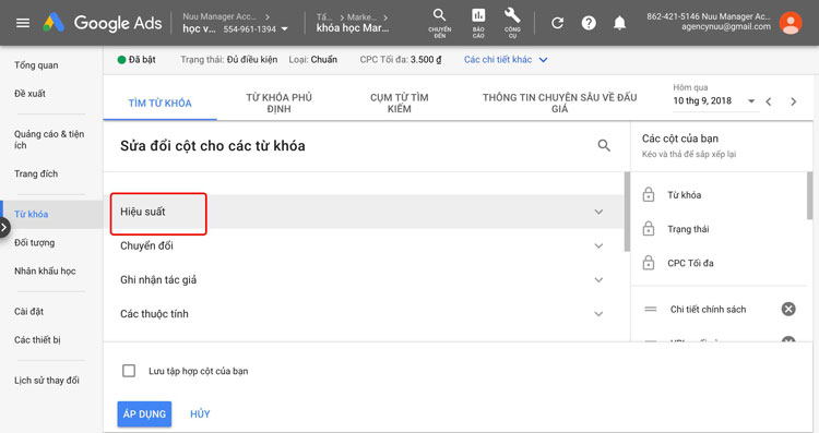 quảng cáo Adwords