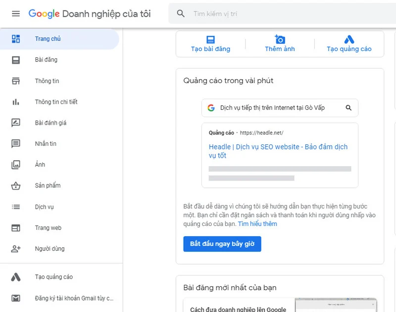 cách chạy quảng cáo google miễn phí