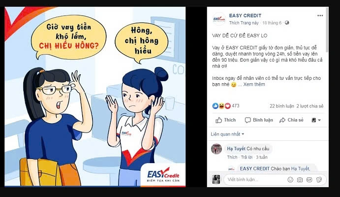 Một số mẫu content facebook hay 1