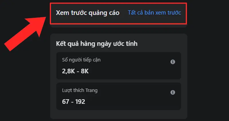 Xem lại giao diện quảng cáo trên Facebook Xem lại giao diện quảng cáo trên Facebook
