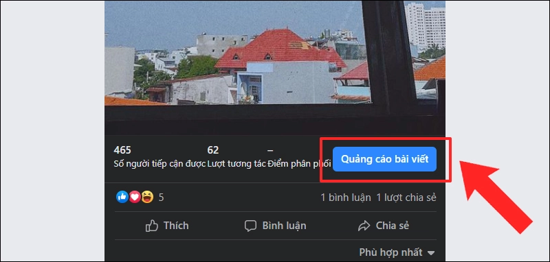 Nhấn nút Quảng cáo bài viết tại bài viết muốn quảng cáo Nhấn nút Quảng cáo bài viết tại bài viết muốn quảng cáo